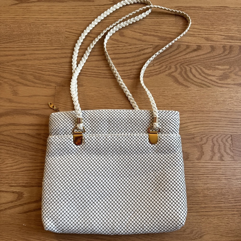 Vintage Mesh Purse Likely Aluminum Metal 1970s/80s Funky And Fun